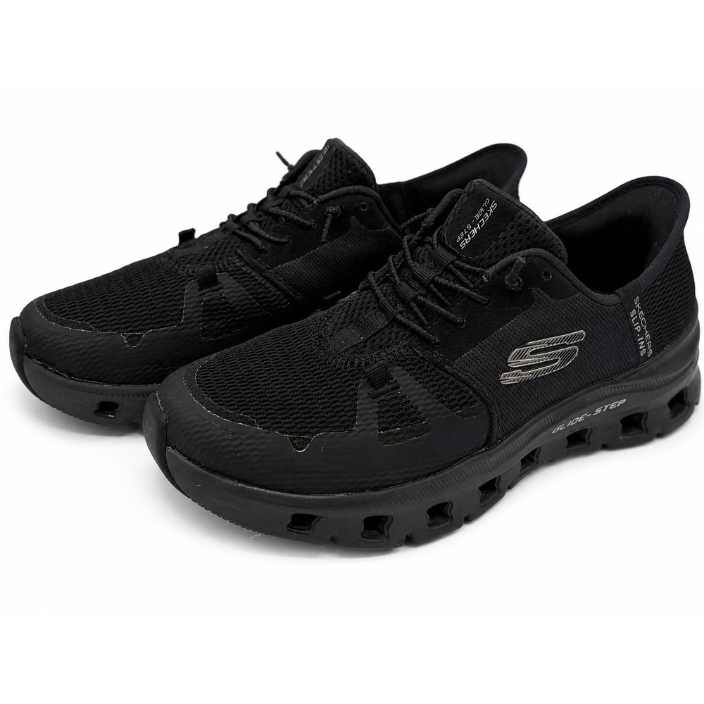 Skechers Glide-Step Pro Hands Free Slip-ins Womens 6.5 Triple Black Shoes 150420